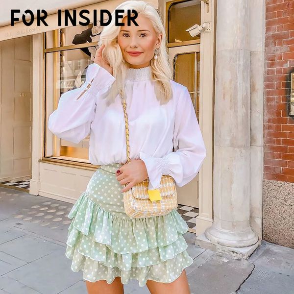 for insider dot print short mini skirts layered ruffle a line high waist skirt autumn pleated elegant women skirts female, Black
for insider dot print short mini skirts layered ruffle a line high waist skirt autumn pleated elegant women skirts female, Black