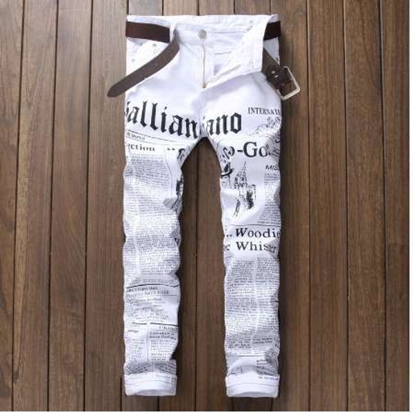 men's john males galliano punk rock nightclub ds dj newspaper printed pattern slim jeans motorcycle jeans, Blue
men's john males galliano punk rock nightclub ds dj newspaper printed pattern slim jeans motorcycle jeans, Blue