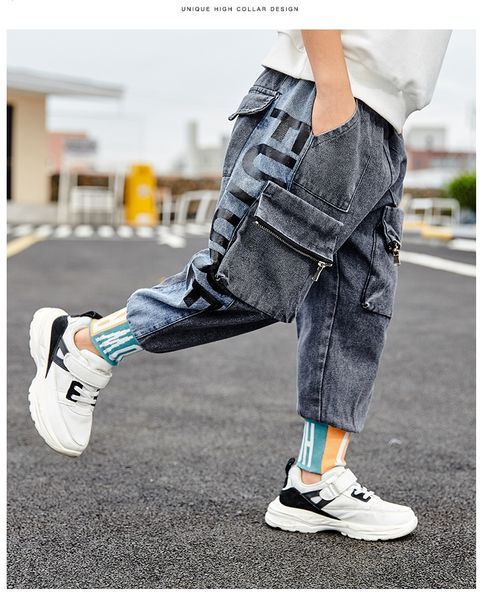 2020 new boys jeans patchwork jeans for boy letter print children jeans spring autumn casual baby boy clothes 6-14 year, Blue
2020 new boys jeans patchwork jeans for boy letter print children jeans spring autumn casual baby boy clothes 6-14 year, Blue