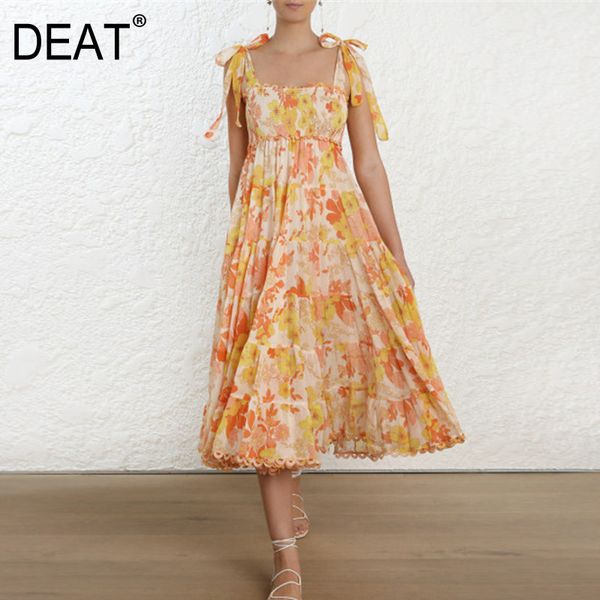 deat 2019 new summer fashion women vacation dress square collar straps flower printed backless high waist vacation dress wf3830, Black;gray
deat 2019 new summer fashion women vacation dress square collar straps flower printed backless high waist vacation dress wf3830, Black;gray