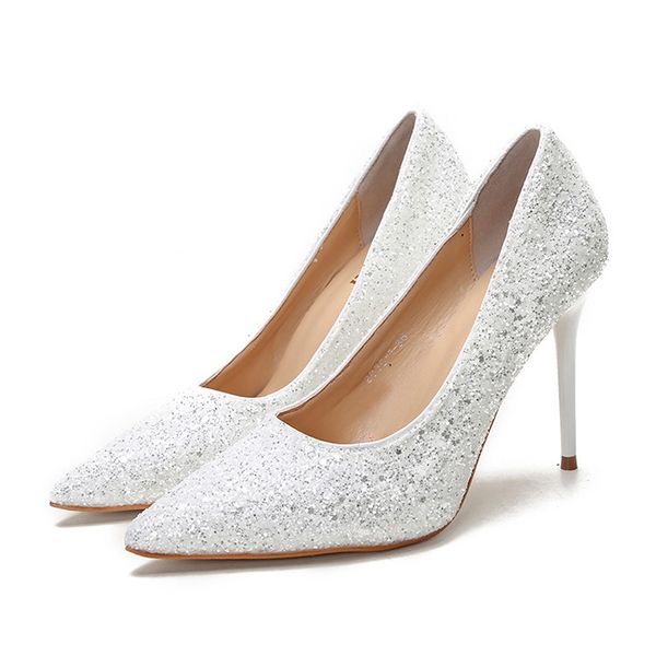 women shoes high-heeled shallow mouth pointed sparkle sequins nightclub high heels single shoes high heels wedding shoes, Black
women shoes high-heeled shallow mouth pointed sparkle sequins nightclub high heels single shoes high heels wedding shoes, Black
