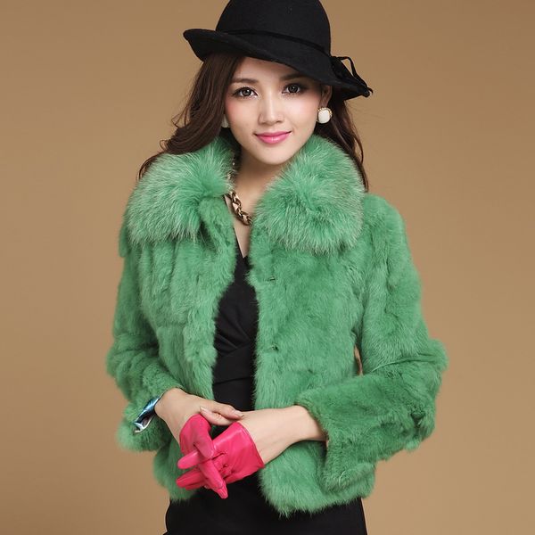 spring autumn women's genuine natural spliced fur jacket fur collar lady short coats outerwear vf0504, Black
spring autumn women's genuine natural spliced fur jacket fur collar lady short coats outerwear vf0504, Black