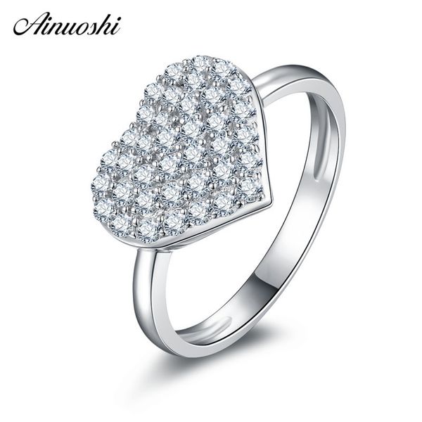 ainuoshi women 925 sterling silver wedding rings engagement anniversary heart rings birthday party silver lover jewelry gifts y200106, Slivery;golden
ainuoshi women 925 sterling silver wedding rings engagement anniversary heart rings birthday party silver lover jewelry gifts y200106, Slivery;golden