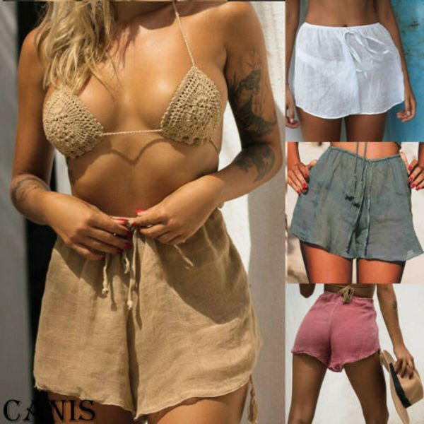 women crochet shorts summer beach swimming surf board casual mini shorts female solid knitted sexy, White;black
women crochet shorts summer beach swimming surf board casual mini shorts female solid knitted sexy, White;black