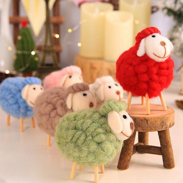 2019 10*12cm creative wool felt cute sheep gift christmas ornament decoration handmade home pgraphy props crafts
2019 10*12cm creative wool felt cute sheep gift christmas ornament decoration handmade home pgraphy props crafts