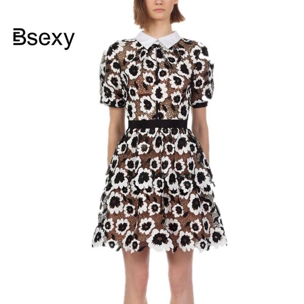 runway 2019 summer new self portrait dress womens floral lace dress elegant short sleeve ladies party dresses robe femme, Black;gray
runway 2019 summer new self portrait dress womens floral lace dress elegant short sleeve ladies party dresses robe femme, Black;gray