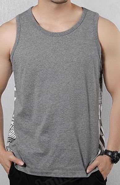 86Summer sleeveless sports and fitness vests men loose T shirt cotton running vest trend clothing bottom outsidse wear comfortable 50
86Summer sleeveless sports and fitness vests men loose T shirt cotton running vest trend clothing bottom outsidse wear comfortable 50