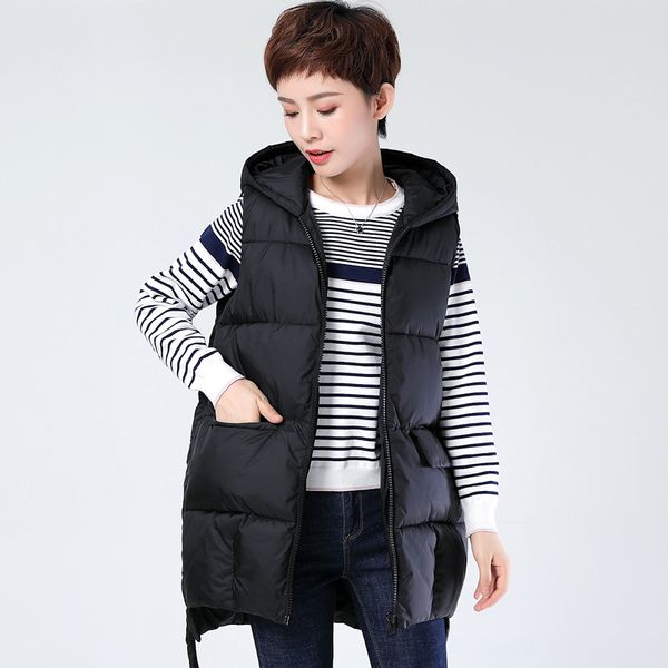 middle-aged women's apparels autumn and winter waistcoat mid-length hooded silk floss thick quilted vest large size vest waistco, Blue;black
middle-aged women's apparels autumn and winter waistcoat mid-length hooded silk floss thick quilted vest large size vest waistco, Blue;black