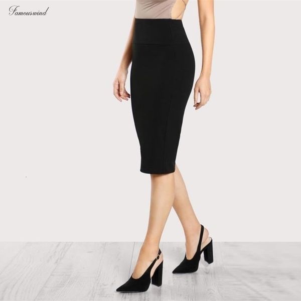 office ladies black pencil skirt women mid elastic waist knee length plain skirt work wear elegant autumn skirt
office ladies black pencil skirt women mid elastic waist knee length plain skirt work wear elegant autumn skirt