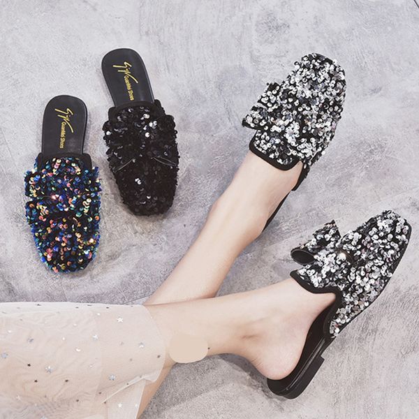 slippers women summer female shoes luxury slides low loafers cover toe butterfly-knot 2020 flat designer rubber bling fashion, Black
slippers women summer female shoes luxury slides low loafers cover toe butterfly-knot 2020 flat designer rubber bling fashion, Black
