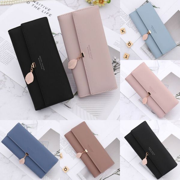 2019 fashion women lady pu leather clutch long wallet card holder purse leaves pendant decor luxury long wallets, Red;black
2019 fashion women lady pu leather clutch long wallet card holder purse leaves pendant decor luxury long wallets, Red;black
