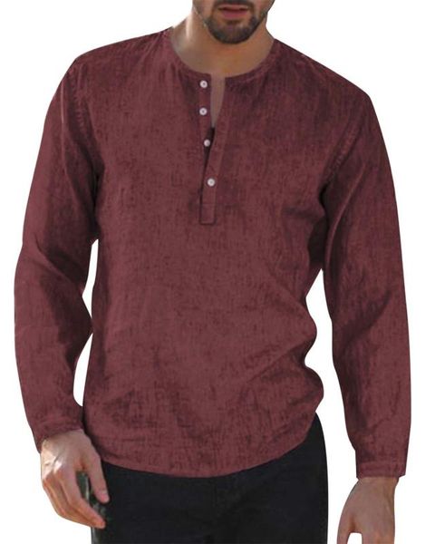 2020 incerun men's shirts long sleeve dress henley collar shirts plain solid loose casual hombre camisa autumn, White;black
2020 incerun men's shirts long sleeve dress henley collar shirts plain solid loose casual hombre camisa autumn, White;black