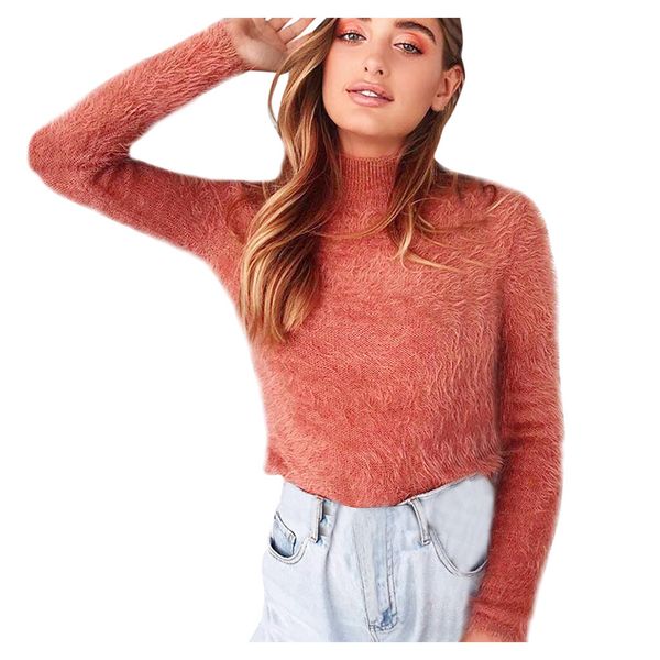pullovers sweaters primer winter women knitted solid simple long sleeve turtleneck sweater knit sweater roupas femininas drop, White;black
pullovers sweaters primer winter women knitted solid simple long sleeve turtleneck sweater knit sweater roupas femininas drop, White;black