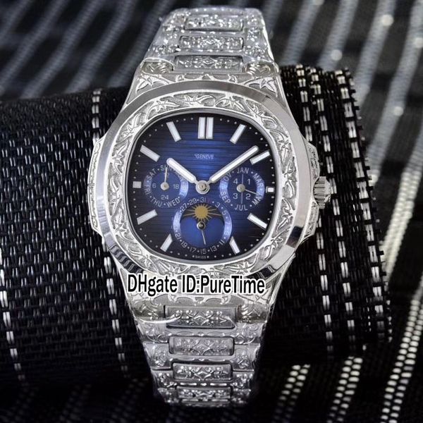 new 5740/1g-001 cnc engraving punk steel case d-blue automatic moon phase complex function mens watch stainless steel puretime b322a1, Slivery;brown
new 5740/1g-001 cnc engraving punk steel case d-blue automatic moon phase complex function mens watch stainless steel puretime b322a1, Slivery;brown