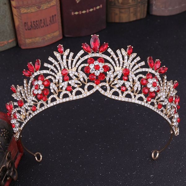 kmvexo wedding crown queen bridal tiaras bride crystal crown headband wedding accessories diadem mariage hair jewelry ornaments, Golden;white
kmvexo wedding crown queen bridal tiaras bride crystal crown headband wedding accessories diadem mariage hair jewelry ornaments, Golden;white