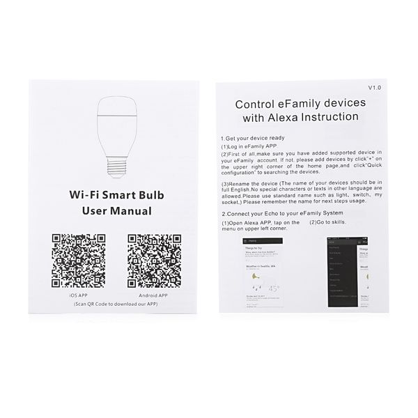 e27 6w wifi смартфон смартфон управляемый с регулируемой яркостью изменение цвета music sync party lights
e27 6w wifi смартфон смартфон управляемый с регулируемой яркостью изменение цвета music sync party lights