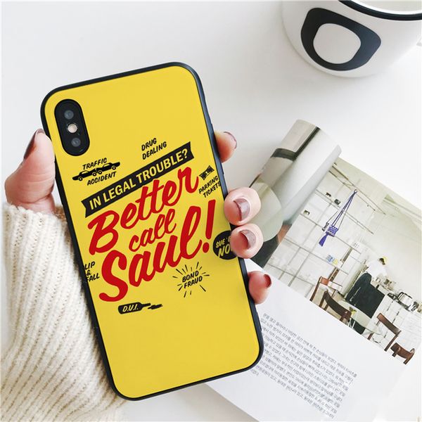 coque luxury better call saul breaking bad cover for iphone 11 pro xs max xr case for iphone 8 7 6s plus 5s se case soft silicone cover.
coque luxury better call saul breaking bad cover for iphone 11 pro xs max xr case for iphone 8 7 6s plus 5s se case soft silicone cover.