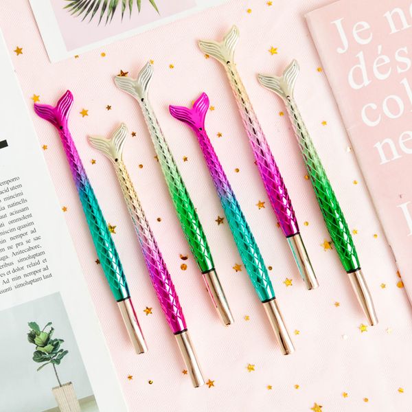 36 pcs/lot gradient mermaid gel pen colorful 0.5 mm black neutral pens for girls gift school office writing supplies
36 pcs/lot gradient mermaid gel pen colorful 0.5 mm black neutral pens for girls gift school office writing supplies