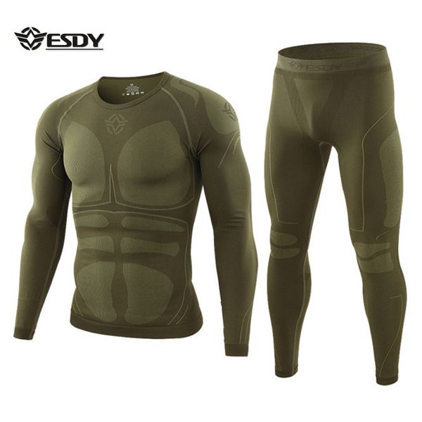 men outdoor tactical thermal underwear set elasticity breathable anti-sweat sportswear climbing fishing riding training clothing, White;black
men outdoor tactical thermal underwear set elasticity breathable anti-sweat sportswear climbing fishing riding training clothing, White;black