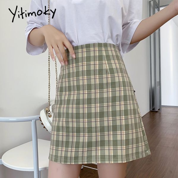 skirts plaid skirt woman high waist vintage street sweet summer 2021 a-line green black checkerboard with lined mini
skirts plaid skirt woman high waist vintage street sweet summer 2021 a-line green black checkerboard with lined mini