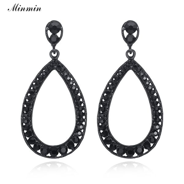 minmin vintage large black teardrop crystal earrings for women unique rhinestone long dangle earrings fashion jewelry 2019 eh940, Golden
minmin vintage large black teardrop crystal earrings for women unique rhinestone long dangle earrings fashion jewelry 2019 eh940, Golden