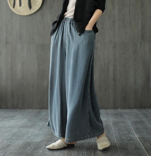 2020 spring summer jeans women large size all-match denim pants new casual female elastic waist loose pocket denim trousers, Blue
2020 spring summer jeans women large size all-match denim pants new casual female elastic waist loose pocket denim trousers, Blue