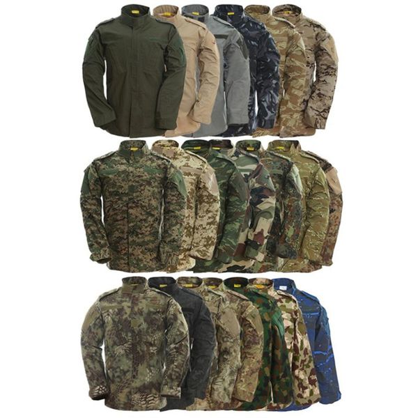 9color camouflage army mens usmc special forces uniform combat shirt work wear tactical plus size clothes pant set, Camo
9color camouflage army mens usmc special forces uniform combat shirt work wear tactical plus size clothes pant set, Camo