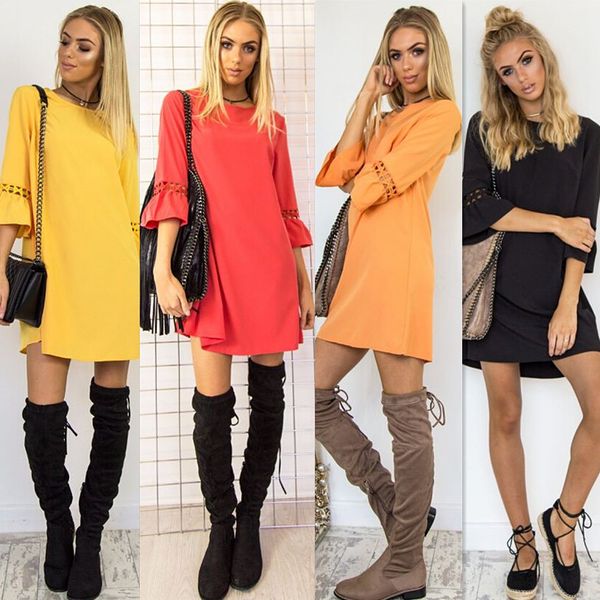 Women Summer Dress Flare Three Quarter Sleeve Lace Patchwork Boho Beach Dress Casual Ladies A-Line Party Dresses Vestidos
Women Summer Dress Flare Three Quarter Sleeve Lace Patchwork Boho Beach Dress Casual Ladies A-Line Party Dresses Vestidos
