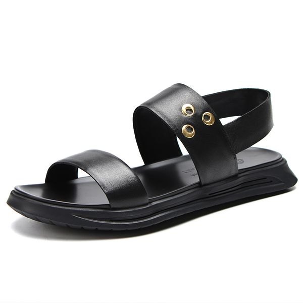 sandals male summer casual thick breathable antiskid sandals mens gladiator summer all-match cowhide beach outdoor, Black
sandals male summer casual thick breathable antiskid sandals mens gladiator summer all-match cowhide beach outdoor, Black