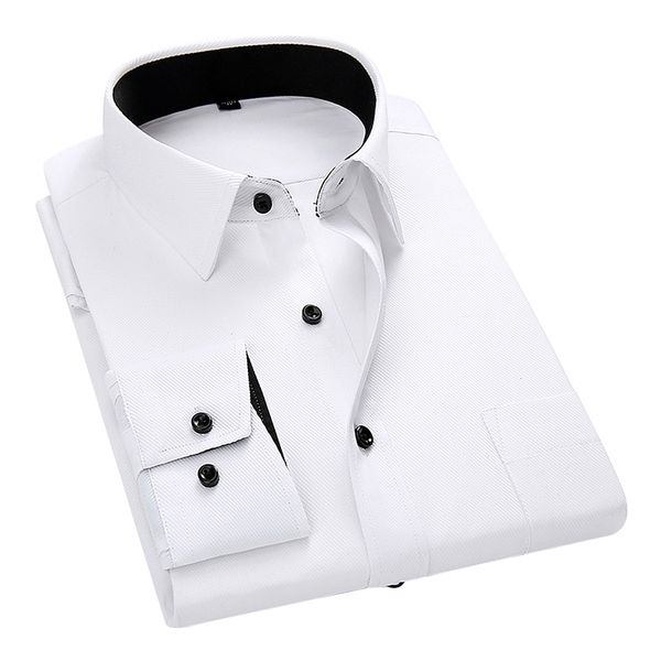 men shirt 2020 spring long sleeve dress formal business work shirt men twill shirts slim fit man white shirts ds378, White;black
men shirt 2020 spring long sleeve dress formal business work shirt men twill shirts slim fit man white shirts ds378, White;black