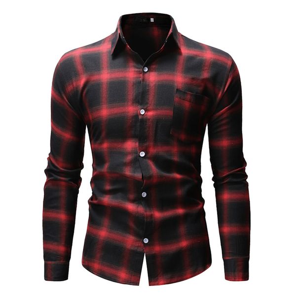 fashion men's shirt camisa splicing lattice chequered long sleeve shirt casual turn-down collar male blouse camisa masculina, White;black
fashion men's shirt camisa splicing lattice chequered long sleeve shirt casual turn-down collar male blouse camisa masculina, White;black
