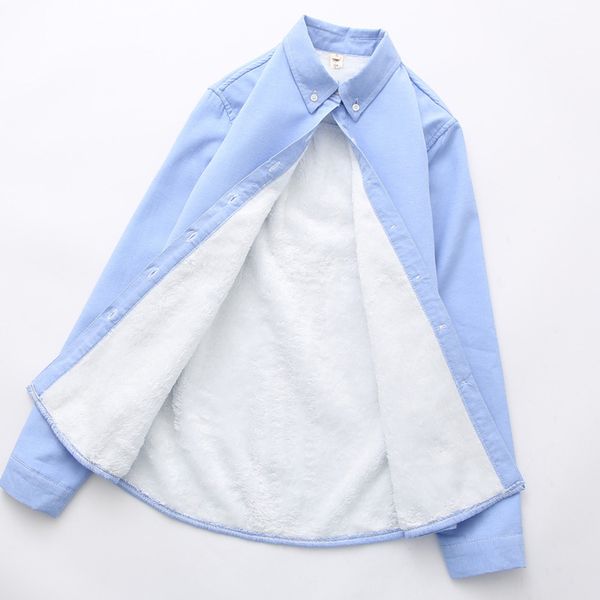 2019 korean solid color autumn winter thick warm womens and blouses female blusa casual clothes plus size shirt womanqh158, White
2019 korean solid color autumn winter thick warm womens and blouses female blusa casual clothes plus size shirt womanqh158, White
