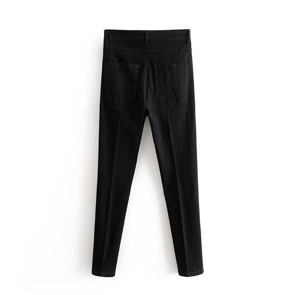 womens black high-waist jeans 2020 fashion new ladies button placket was thin slim comfortable simple high-end jeans, Blue
womens black high-waist jeans 2020 fashion new ladies button placket was thin slim comfortable simple high-end jeans, Blue