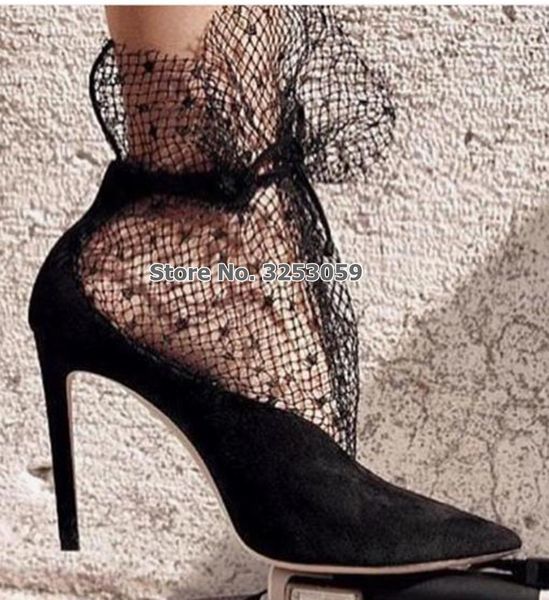 almudena black suede pointed toe mesch ankle boots stiletto heels patchwork polka dot dress booties high heel shoes pumps
almudena black suede pointed toe mesch ankle boots stiletto heels patchwork polka dot dress booties high heel shoes pumps