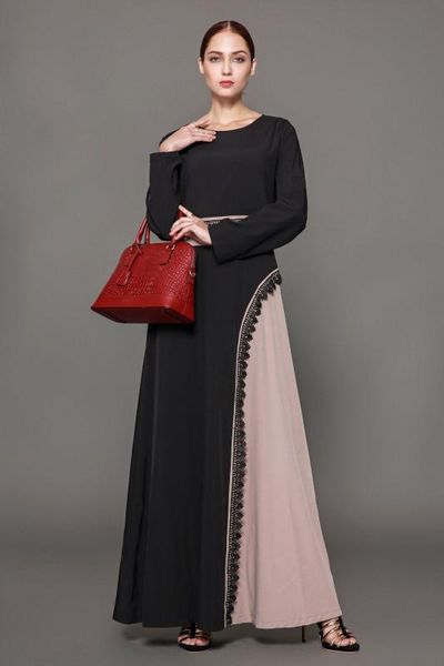 2018 elegant muslim abaya arab robe turkish patchwork black long dress dubai muslims women dresses islamic dress 1561, Red
2018 elegant muslim abaya arab robe turkish patchwork black long dress dubai muslims women dresses islamic dress 1561, Red