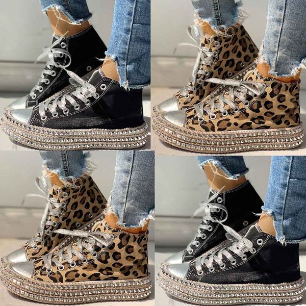 shoes lace up flat casual lace-up high-shoes female leopard rope thick bottom canvas zapatos de mujer#112935, Black
shoes lace up flat casual lace-up high-shoes female leopard rope thick bottom canvas zapatos de mujer#112935, Black