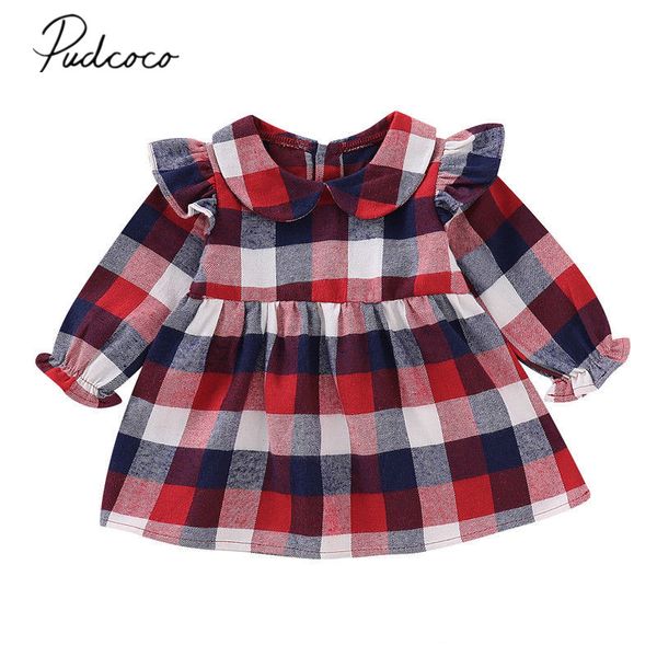 2019 brand new newborn infant kid baby girl checked dress peter pan collar ruffles long sleeve party dress spring autumn clothes, Red;yellow
2019 brand new newborn infant kid baby girl checked dress peter pan collar ruffles long sleeve party dress spring autumn clothes, Red;yellow