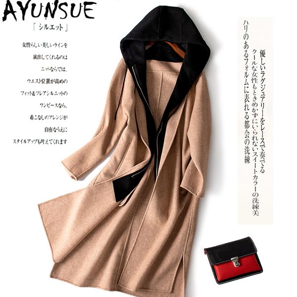 ayunsue real wool coat female korean long jacket winter jacket women clothes 2019 double side woolen coats casaco feminino my, Black
ayunsue real wool coat female korean long jacket winter jacket women clothes 2019 double side woolen coats casaco feminino my, Black