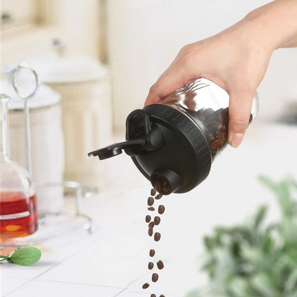4 шт wide mouth mason jar флип люки многоразовые хранения налейте крышки с течебезопасно силиконовым уплотнением для mason / ball / фляга ко
4 шт wide mouth mason jar флип люки многоразовые хранения налейте крышки с течебезопасно силиконовым уплотнением для mason / ball / фляга ко