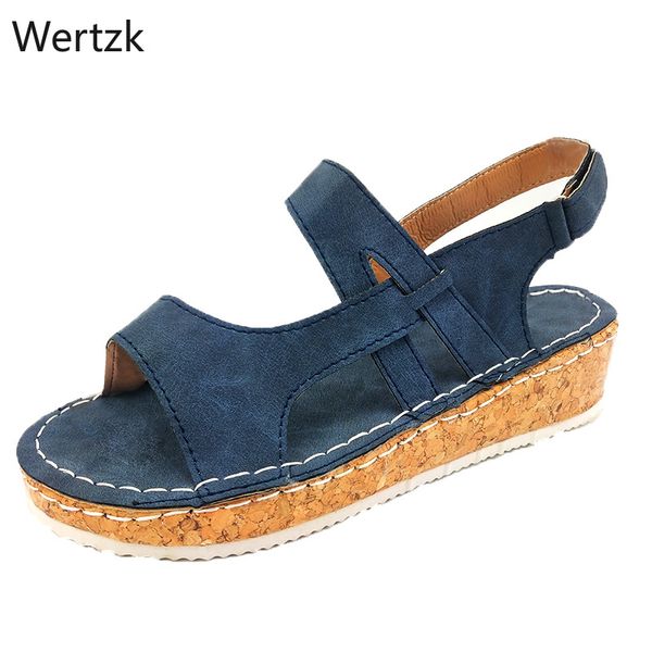 sandals women's buckle female women casual wedges retro sewing comfort soft ladies beach shoes summer woman plus size b453, Black
sandals women's buckle female women casual wedges retro sewing comfort soft ladies beach shoes summer woman plus size b453, Black