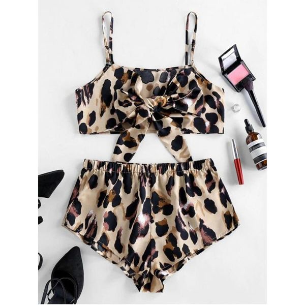 women silk cute bow pijamas set leopard camis + short pajamas pijama silk pyjamas women summer sleepwear, Blue;gray
women silk cute bow pijamas set leopard camis + short pajamas pijama silk pyjamas women summer sleepwear, Blue;gray