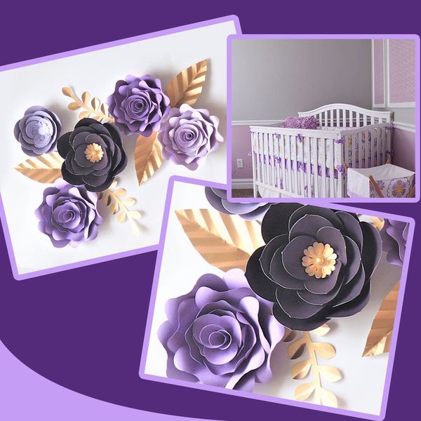handmade purple rose diy paper flowers leaves set for wedding & event backdrops decorations nursery wall deco video tutorials
handmade purple rose diy paper flowers leaves set for wedding & event backdrops decorations nursery wall deco video tutorials