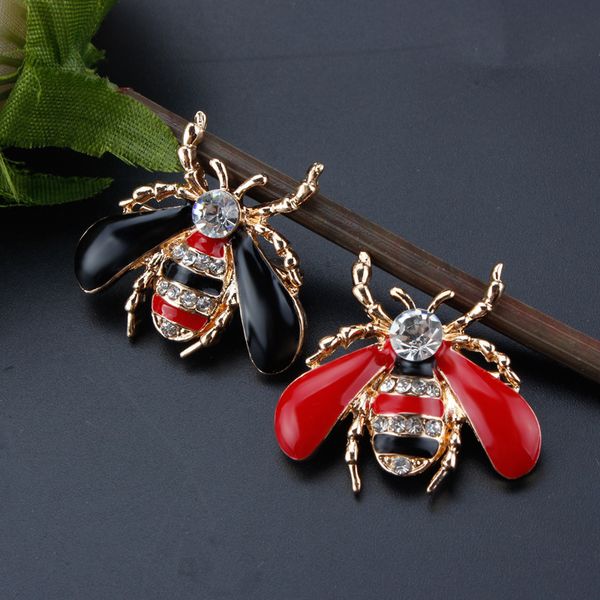 lovely honeybee brooch black red bee pins brooches alloy crystal rhinestone brooch fashion women insect sweater pins designer jewelry gifts, Gray
lovely honeybee brooch black red bee pins brooches alloy crystal rhinestone brooch fashion women insect sweater pins designer jewelry gifts, Gray