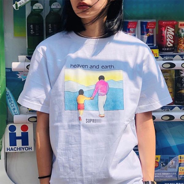 19fw heaven and earth heaven and earth oil painting printing loose short-sleeved female couple t-shirt male, Red
19fw heaven and earth heaven and earth oil painting printing loose short-sleeved female couple t-shirt male, Red