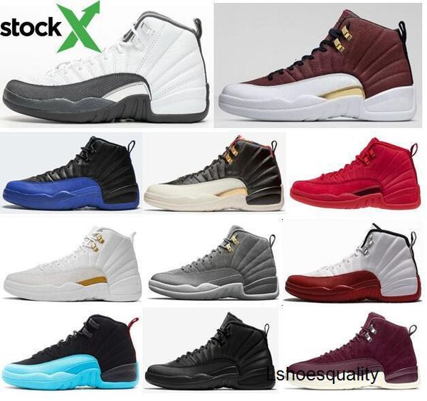 12 new dark grey gamma blue playoffs ovo cherry wntr men jordon basketball shoes 12s cny chinese new year bordeaux purple sneakers with box
12 new dark grey gamma blue playoffs ovo cherry wntr men jordon basketball shoes 12s cny chinese new year bordeaux purple sneakers with box