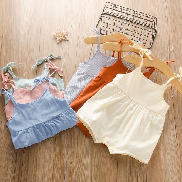 summer newborn infant baby girls cotton solid colors sleeveless bowknot suspenders romper jumpsuits casual outfits clothes#p4, Blue
summer newborn infant baby girls cotton solid colors sleeveless bowknot suspenders romper jumpsuits casual outfits clothes#p4, Blue