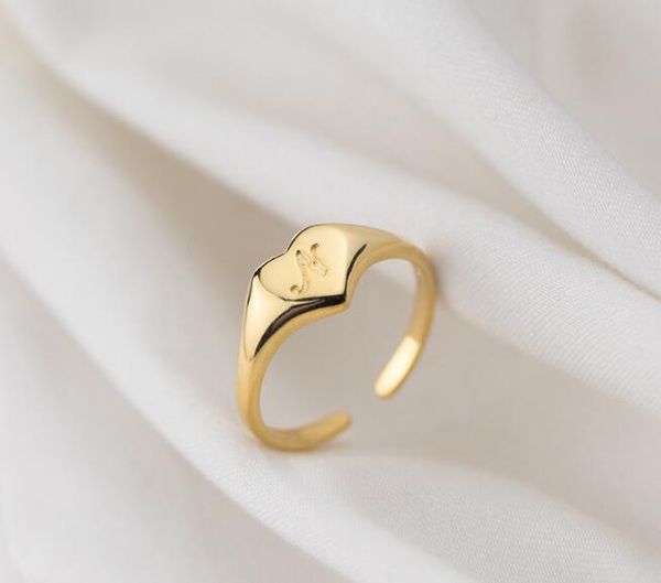 100% authentic real.925 sterling silver golds "n" engraved love heart personality adjust rings gtlj1632, Golden;silver 
100% authentic real.925 sterling silver golds "n" engraved love heart personality adjust rings gtlj1632, Golden;silver