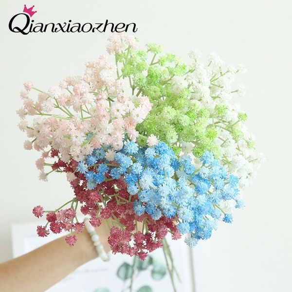 qianxiaozhen 4 branch of gypsophila artificial flowers for wedding fake flowers bouquet wedding home decoration 
qianxiaozhen 4 branch of gypsophila artificial flowers for wedding fake flowers bouquet wedding home decoration