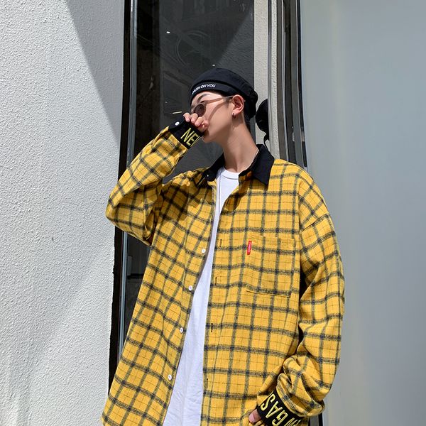 hong kong стиль клетчатую рубашку ins ленивый стиль моды печати молодежи hip hop сыпучие большой размер мужчины пальто ulzzang streetwear 60, White;black
hong kong стиль клетчатую рубашку ins ленивый стиль моды печати молодежи hip hop сыпучие большой размер мужчины пальто ulzzang streetwear 60, White;black
