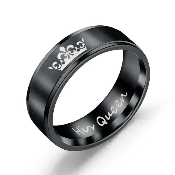 erluer stainless steel women men crown band ring set jewelry black silver his queen her king couple rings pair valentine's gift, Slivery;golden
erluer stainless steel women men crown band ring set jewelry black silver his queen her king couple rings pair valentine's gift, Slivery;golden